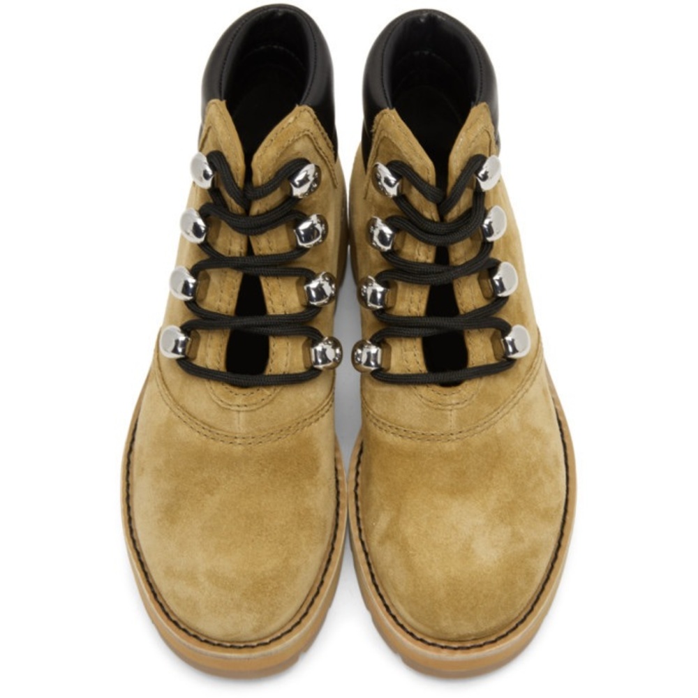 3.1 Philip Lim Tan Suede Dylan Hiking Boot (No Laces) W 9 - Picture 3 of 10
